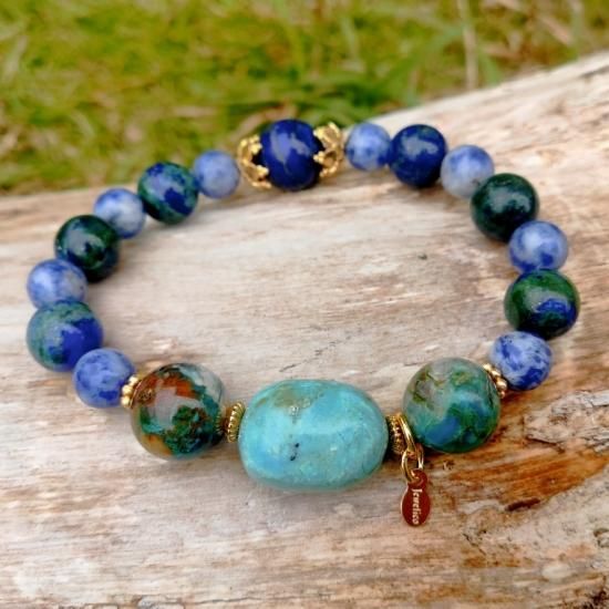 【コレクターズアイテム】オパライズドウッド／クリソコラ ラブラドライト / #labradorite 7010259🪨sold 《origin
