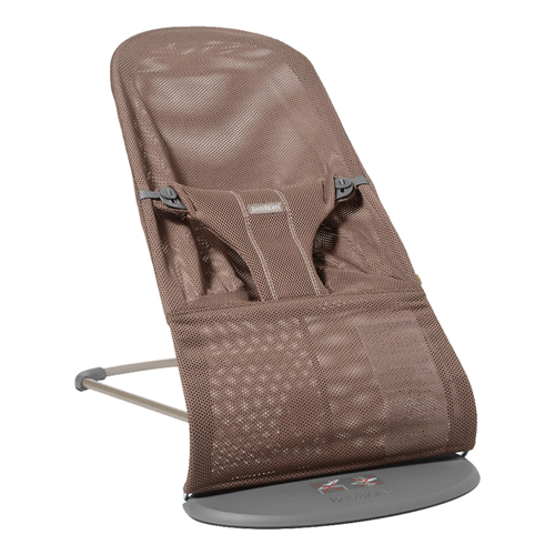 【極美品】ベビービョルン BABY BjORN BlissAir ココア ベビービョルン バウンサーBliss(ブリス) Air ココア