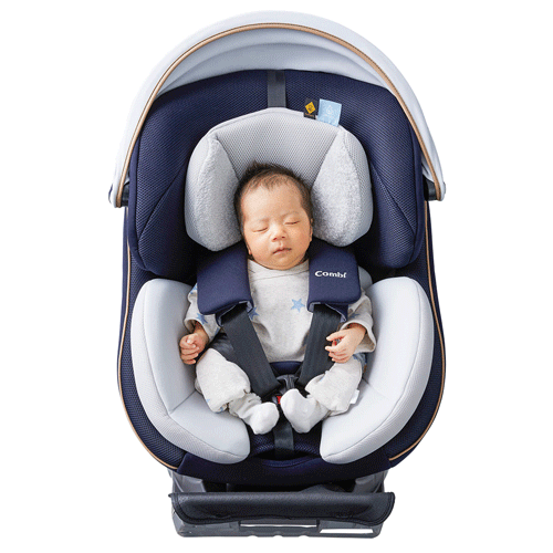 コンビ クルムーヴ スマート ISOFIX EG JL-590 ネイビー - ベビー用品