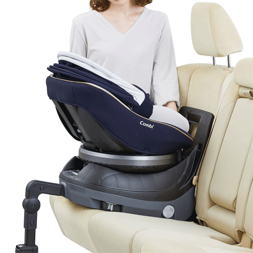 コンビ クルムーヴ スマート ISOFIX EG JL-590 ネイビー - ベビー用品