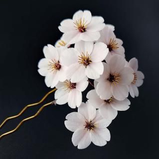 舞い桜・祝華 簪(かんざし)