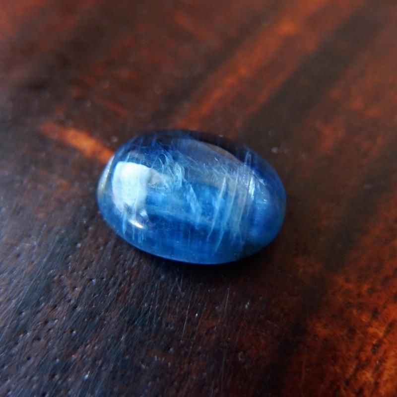 カイヤナイト 青い星 11 2cts ルース カボション 天然石 パワーストーンのルース クリスタル 原石 鉱物 Stone Marble