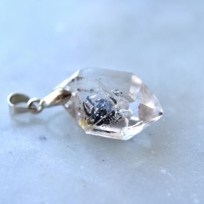 t ama◆オイルインクォーツブレスレット✧両剣水晶 オイルインクォーツブレスレット✧14kgf t ama◇オイルイン