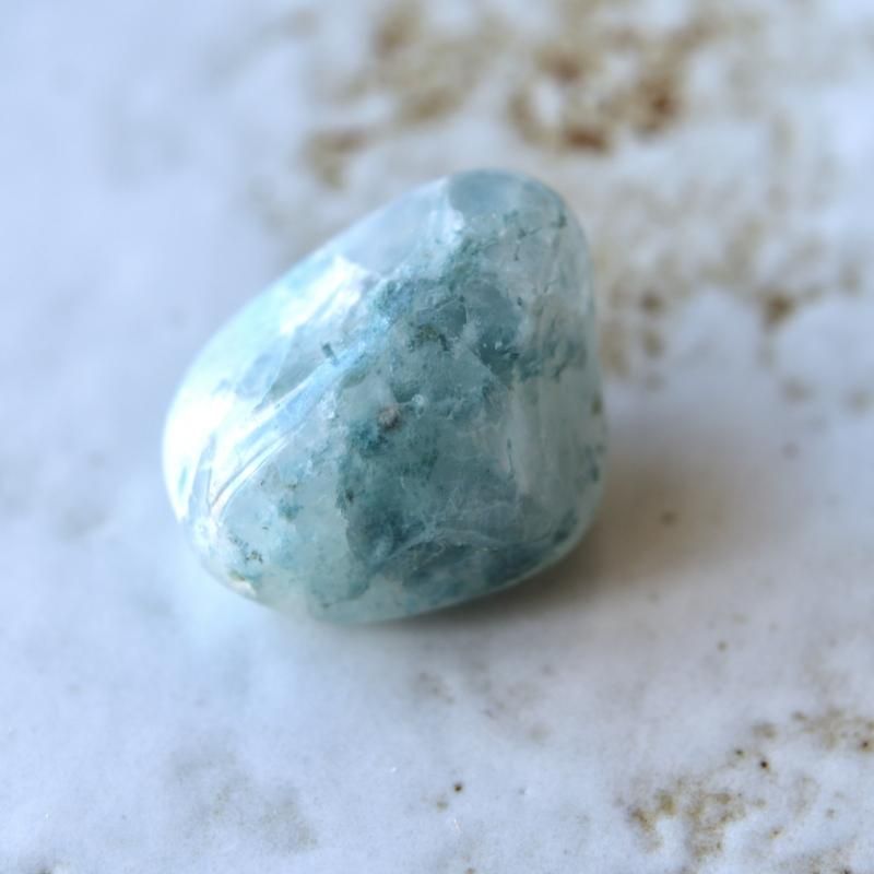 ブルークォーツ　ブラジル　原石　ポイント　天然石 ブラジル産]ガーデンクォーツナチュラルポイント/庭園水晶原石