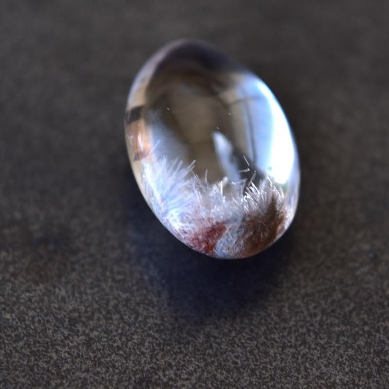 デュモルチェライトインクォーツ 白珊瑚 ブラジル産 12.8cts