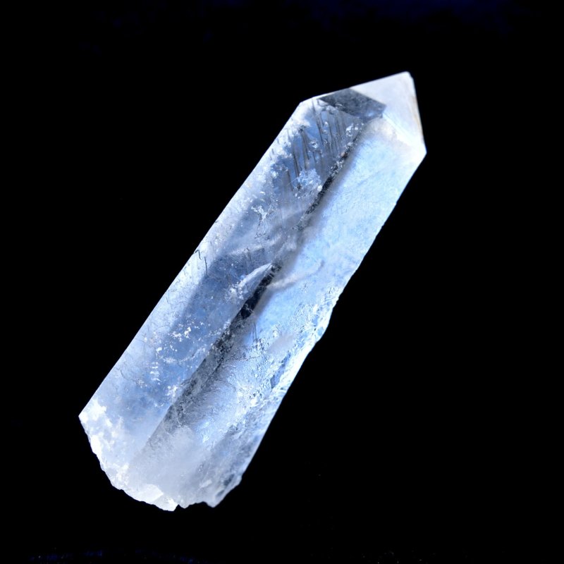 モンドクォーツ　Blue Angel Silver Ray　タンザニア産　146g/ ポイント水晶・クリスタル