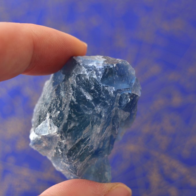 ブルー・フローライト（蛍石） Fantastic Blue 中国産 36g/鉱物・結晶 