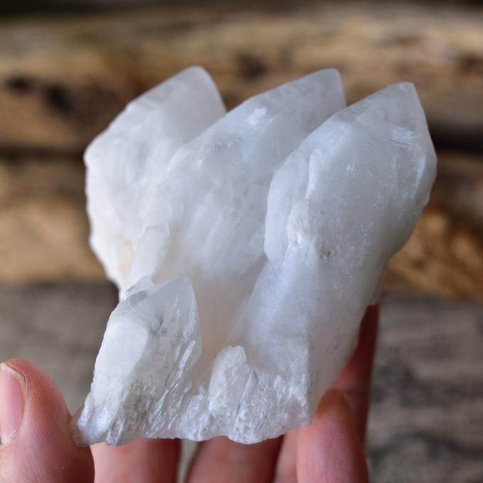 祖母キャンドル・クォーツ シンギングクリスタル ホワイト