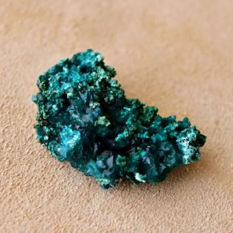 ダイオプテーズ クリソコラ 水晶 F21 共生 鉱物 標本 原石