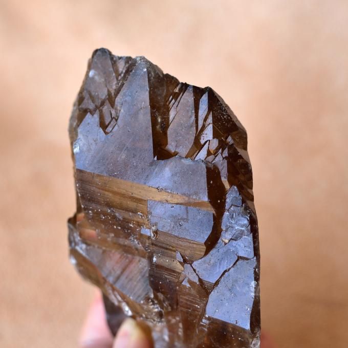 スモーキー・シトリン カテドラル レピドクロサイト 再結晶 大地の