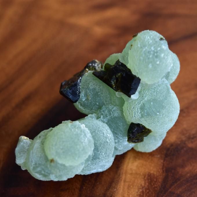 プレナイト エピドート 星雲 マリ産 98g/ 鉱物・結晶原石 - 天然石