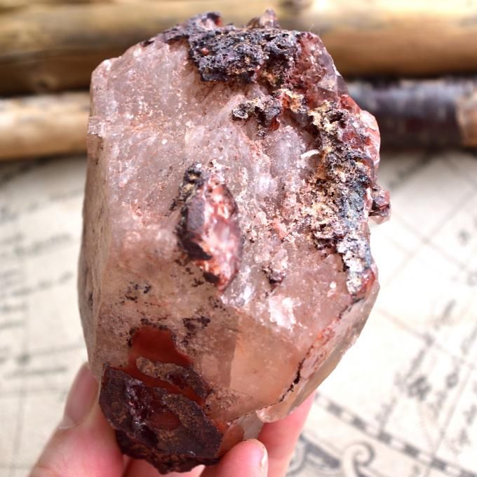 激レア‼️ブラジル産  ヘマタイトインクォーツルース 6g 激レア‼️ブラジル産 ヘマタイトインクォーツルース 6g