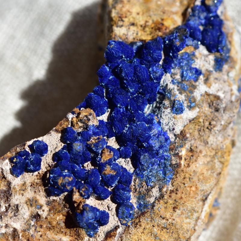 パワーストーン　アズライト　藍銅鉱　原石　天然石　174g　No.978 パワーストーン アズライト 藍銅鉱 原石 天然石 174g No.978 美術品