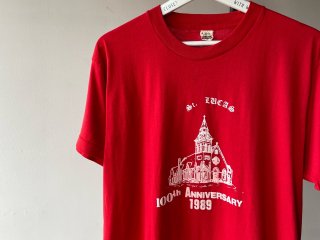 80s Red St. Lucas Print Tee