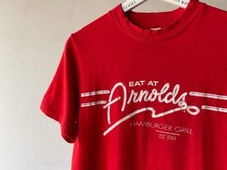 80s Red White Grill Tee