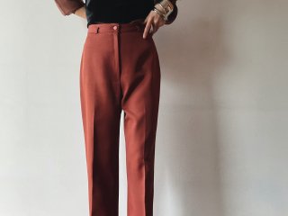 70s- Brown High Waisted Pants