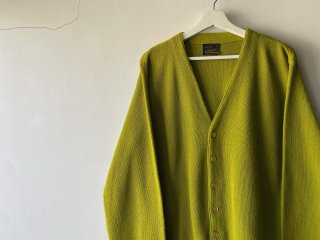 60s- Sears Light Green Knit Cardigan