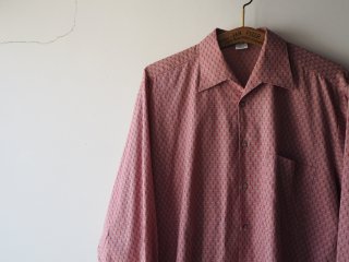 70s Pink Shark Collar Shirt