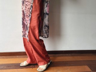 Terracotta Elastic Waist Pants