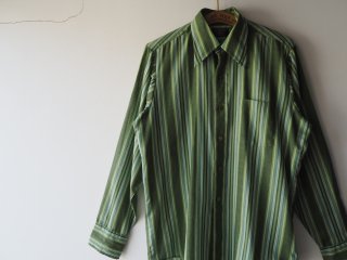 60s Green Multi Stripe Shirt