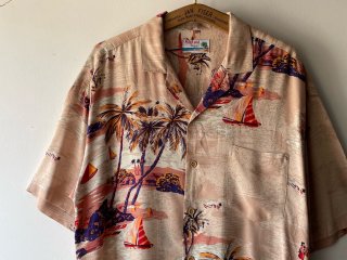 80s Ash Rose Rayon Aloha Shirt