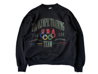 90s Black Olympic Team Sweatshirt