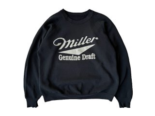 80s- Black Miller Sweatshirt