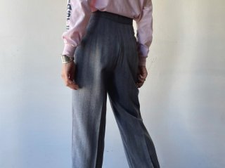 70s- Bend Over Gray Purple Stripe Pants