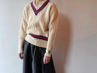70s- Ivory Tilden Knit Sweater