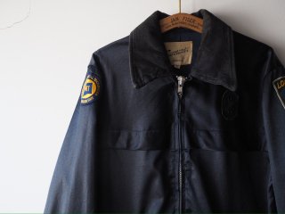 70s- Navy Fire Department Nylon Jacket