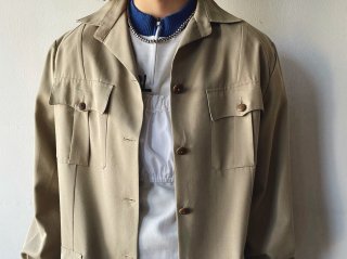 50s- Beige Safari Style Jacket