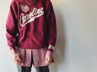 70s- Bordeaux Print Sweatshirt