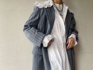 80s- White Cotton Antique Inspired Night Dress