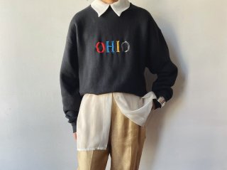 90s Black OHIO Sweatshirt
