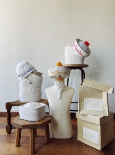 Custom Embroidery 1950s Sailor Hat