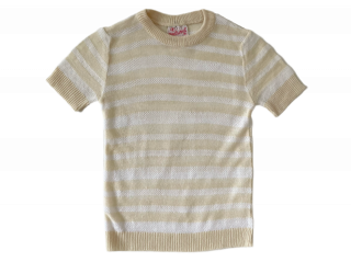 60s- Stripe Knit Top