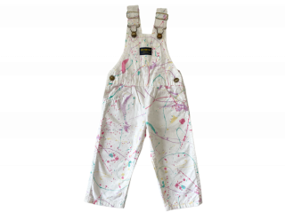 80s OshKosh White Overalls