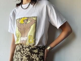 90s White Beach Bums Print Tee