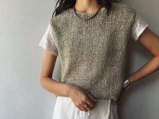 Grayish Khaki Sleeveless Woven Top