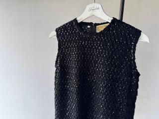 Outlet70s Black Knit Top