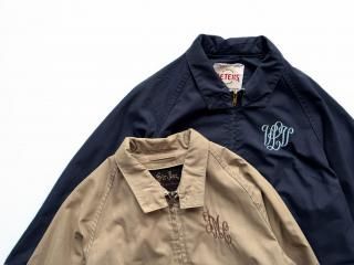 60s- Initial Embroidery Drizzler Jacket -2 Colors