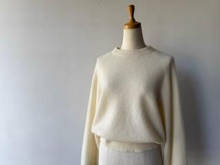 Ivory Cashmere Knit Top