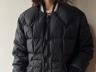 80s- Black Down Jacket