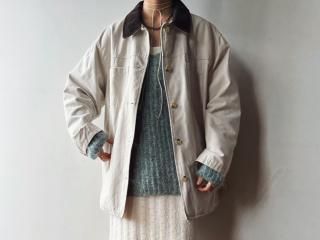 90s Pearl White Barn Jacket