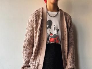 70s Cocoa Popcorn Knit Cardigan