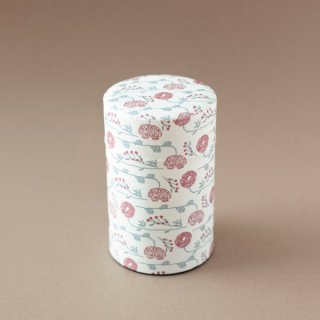 星燈社の茶筒「野花刺繍」