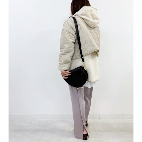 Eimee Law (エイミーロウ) / BOA VEST LAYERED SHORT COAT