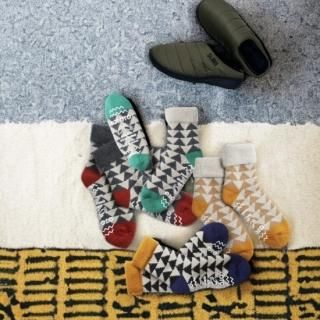 <img class='new_mark_img1' src='https://img.shop-pro.jp/img/new/icons31.gif' style='border:none;display:inline;margin:0px;padding:0px;width:auto;' />ROTOTO (ȥ) / COMFY ROOM SOCKS - SANKAKU - / 롼ॽå / ǥ /  /  / å 