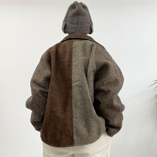 Yoused (ユーズド) / HARRIS TWEED DRIVERS JACKET / BRW