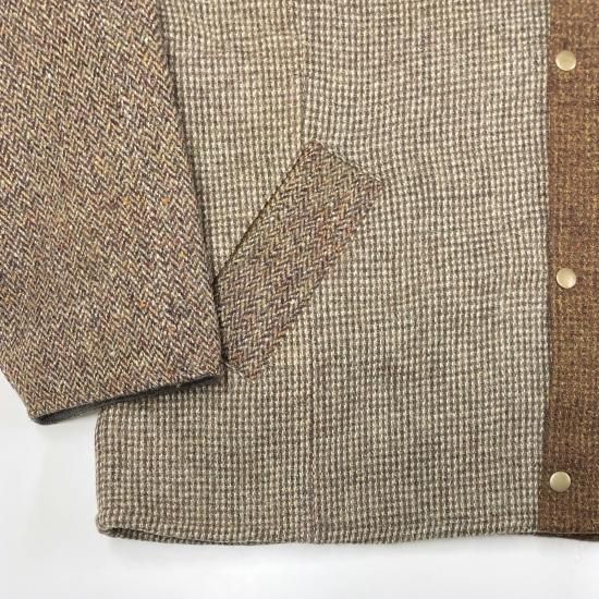 Yoused (ユーズド) / HARRIS TWEED DRIVERS JACKET / BRW Yoused (ユーズド) / HARRIS TWEED DRIVERS JACKET / BRW